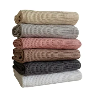 Ultra Soft Absorbent Quick Drying Kitchen Hand Dish Cloths Cotton Waffle Weave Dish Towels for Cleaning
