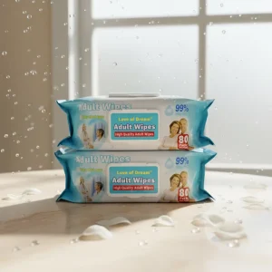 Ultra Soft Quilted Adult Wet Wipes Lotion Enriched for Gentle Daily Refreshing