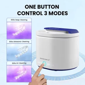 Ultrasonic Cleaner for Home Use USB Rechargeable Portable Cleaning Device for Dental Braces Menstrual Cup Daily Grooming Tools