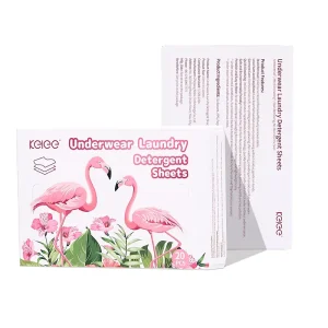 Underwear Laundry Detergent Paper Sheets Strong Deep Cleaning Baby Cloth Laundry Detergent Strips