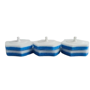 Universal Disposable Toilet Brush Replacement Sponge Head with Scented Cleaning Liquid Household Cleaning Model