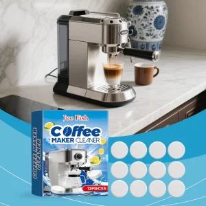 Universal Eco Friendly Household Coffee Machine Cleaning Tablets 15% 30% Active Ingredients for Stain Descaling Filter