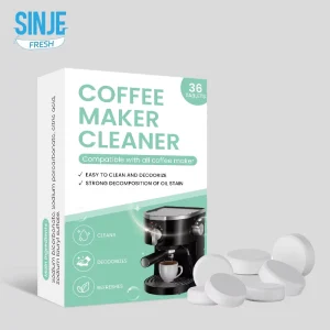 Universal Effervescent Eco Friendly Coffee Machine Descaling Tablets Food Grade for All Coffee Maker Models