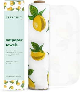 Unpaper Towels 100% Cotton Flannel 10 Pieces Kitchen Cleaning Towel Water Absorption Good Oil Absorption Unpaper Towel in Rolls