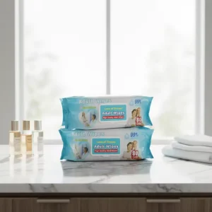 Unscented Medical Grade Adult Wipes Latex Free Non Irritating for Sensitive Users