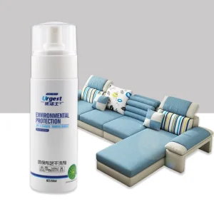 Urgest Eco Friendly Custom Label Fabric Sofa Cleaner Spray Dry Cleaning Agent with 3 Year Shelf Life for Household Use