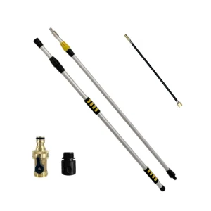 VITOP WP TG4803 466CM Premium Eco Friendly Reusable Gutter Cleaning Tools Long Reach Telescopic Aluminum Pole Safe Cleaning