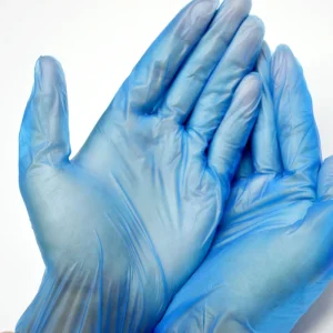 Vinyl Gloves Powder Free General Use Clear Blue Vinyl Multipurpose Gloves Disposable PVC Gloves Manufacturer