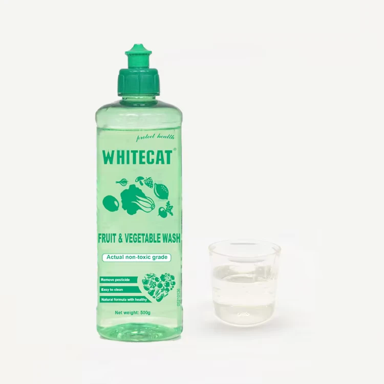 WHITECAT Dishwashing Liquid 500g Dish Liquid Wash Detergent for Fruit Vegetable