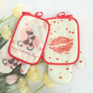 WML063 Custom Creative Household Heat Resistant Anti-scald Thickened Microwave Gloves Baking Oven Mitts
