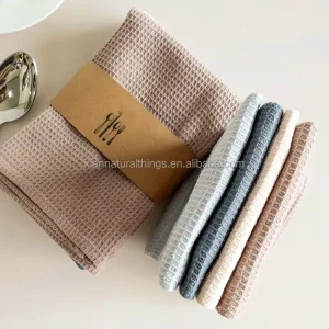 Waffle Tea Towel Fast Drying Microfiber Kitchen Towel Dish Towels