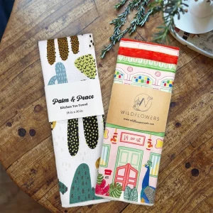 Washable Custom Logo Printing Microfiber Kitchen Tea Towels Dish Cloths Hand Towels for Decor