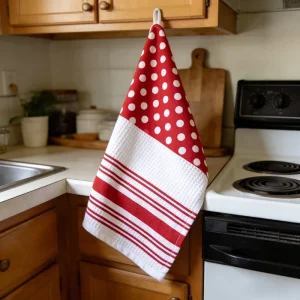Washable Customized Design Kitchen Home Use Towel Printed Weave Fast Dry Cleaning Embroidered Logo Waffle Kitchen Tea Dish Towel