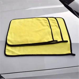 Washable Hemming Edge Double Sided Eco Friendly Kitchen Cleaning Towel
