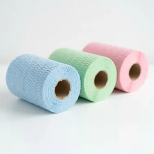 Washable Reusable Kitchen Towels Roll Heavy Duty Eco-Friendly Lazy Cleaning Cloths for Dish & Household Cleaning