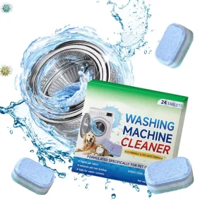 Washing Machine Cleaning Tablets Eco-Friendly Disposable Tackle Accumulated Sludge and Scale for Odor Free Washing Machine Drum