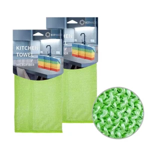 Water Absorption Wash Towel Dish Kitchen Cleaning Cloth Microfiber Towel