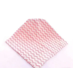 Water Ripple Microfibre Dish Washing Cloth Thickened Super Absorbent Kitchen Cleaning Towel