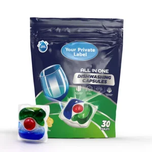 Water Saving Finished 4 in 1 Automatic Dishwasher Detergent Solid Powder and Gel Pod Dishwashing Tablets