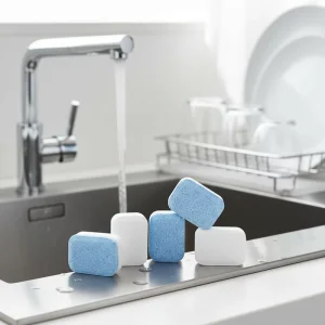 Water Soluble Biodegradable Eco Friendly Disposable Solid Dishwashing Tablets Deep Cleaning Superior Gentle Cleaner Greasy Pots
