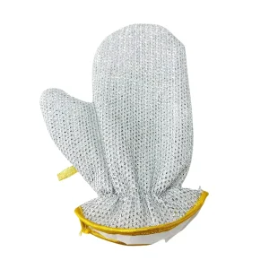 Waterproof Dishwashing Gloves Pot Cleaning Non Scratch Silver Wire Household Scrubbing Cleaning Gloves