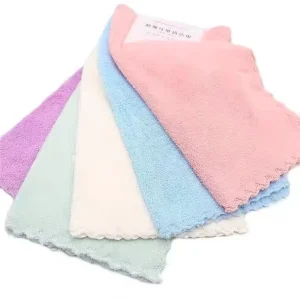 Wear Resistant Kitchen Dish Cloth High Density Quick Drying Home Cleaning Towel