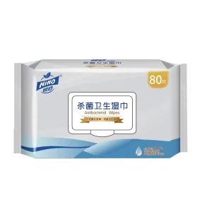 Wet Wipes 99.9% Effective Alcohol Antibacterial Wet Wipes Antiseptic Cleansing Wipes for Disinfection