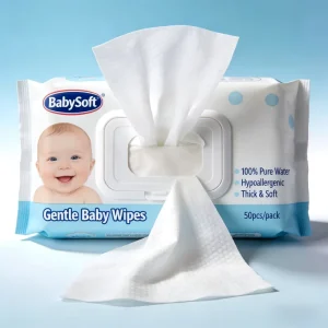 Wet Wipes High Quality Disposable Small Packing Baby Wet Wipes 80pcs Unscented Water Wet Wipes From China Stock