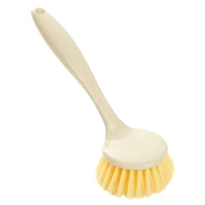 Wheat Straw Kitchen Cleaning Brush Dish Washing Brush with Long Handle for Pans Pots Basin Cleaning