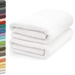 White 100% Cotton Luxury Hotel Bath Kitchen Towels Quick Dry Soft Skin Friendly Water Absorbing Multiple Color Size Options