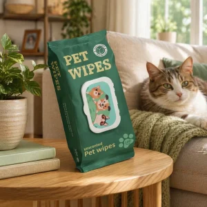 Wholesales ODM OEM Pet Cleaning Wipes Custom Dog Wipes Private Label Household Cleansing Pet Dental Care Wipes