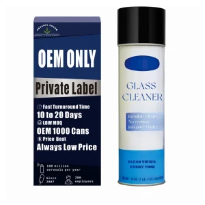 Window Cleaner Spray Aerosol Glass Cleaner Product