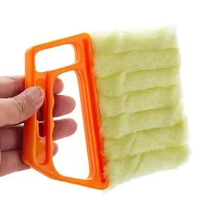 Window Cleaning Brush Beech Bamboo Sisal Handle Handheld Nylon Venetian Blind Cleaner Air Conditioner Duster Cleaning