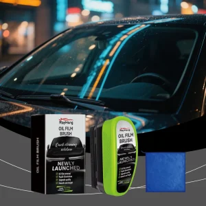 Windshield Transparent Water Stain Brush Window Shine Clear Vision Water Scale Auto Cleaning Tool Car Glass Oil Film Remover