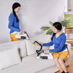 Wireless Electric Handheld Sofa Vacuum Cleaner Portable Cordless Wet Dry Steam Cleaning Lightweight 16KPa Suction 1600ML