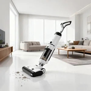 Wireless Floor Washer Cordless Handheld Electric Wet Dry Floor Vacuum Cleaner Machine for Home Manufacturer