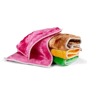 Wood Fiber Non Stick Oil Kitchen Cleaning Cloth Super Water Absorbent Reusable Dish Towel OEM Custom Logo