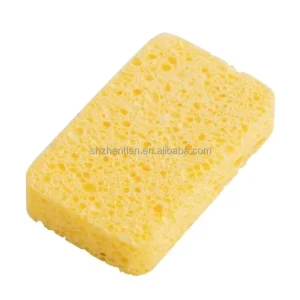 Wood Pulp Cellulose Sponge Biodegradable Eco Friendly Non Scratch High Absorption Multi functional