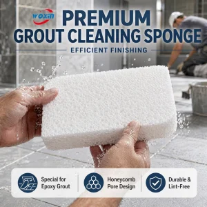 Wood Pulp Sponge Cellulose Sponge Scouring Pads for Tile Surface Cleaning Seam Scrubbing Grout Sponge Epoxy Sponge