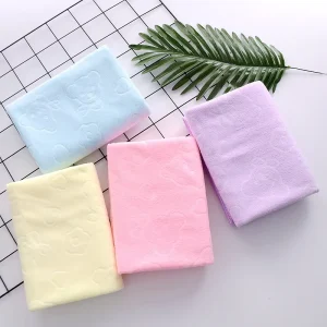 Woven Microfiber Kitchen Towels Quick Dry Water Absorbent 25x25cm