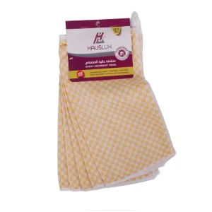 X Towel Kitchen Dishcloth Double sided Double color Printed Cloth Thickened Absorbent Cleaning Cloth Scouring Pad