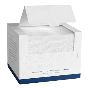 XL Disposable Face Towels Clear Face Dry Wipes for Sensitive Skin Nonwoven Technics