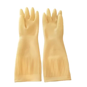 Xingli Guangdong Yangjiang Manufacture Long Sleeve Rubber Dish Washing Rubber Gloves for Sale