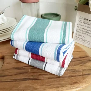 Yarn Dyed Striped Cotton Tea Towel Home Kitchen Use Kitchen Towel