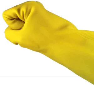Yellow Household Cleaning Gloves Dishwashing and Work Use Waterproof Protective General Purpose Gloves