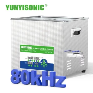 Yunyisonic 80kHz University Laboratory Scientific Ultrasonic Cleaner for Lytic Cell Dissolving Reagent Glassware Degassing Mute