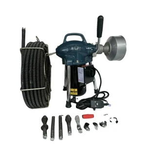 ZT-75 High Pressure Drain Cleaner Machine Sectional Sewer Snake Auger for Professional Household Pipeline Cleaning & Maintenance