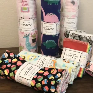 Zero Waste Eco Friendly Cotton Reusable Dish Napkins Custom 100% Cotton Unpaper Kitchen Towels