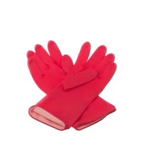dip flocked lined Rubber Glove Household Gloves