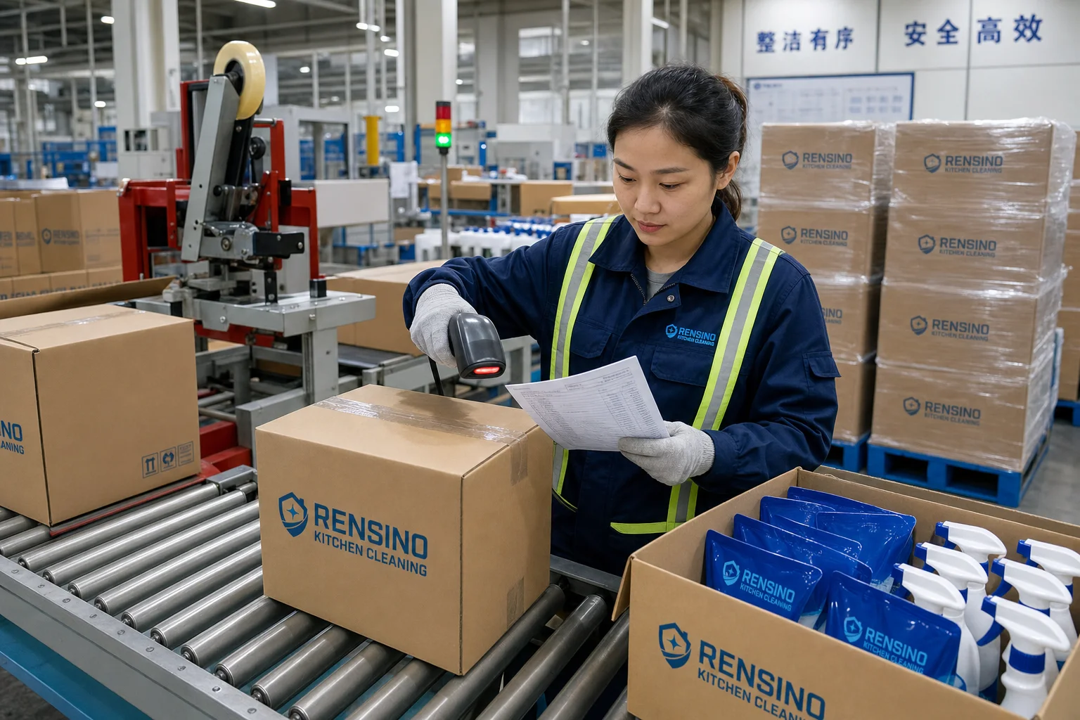 Final packing and quality inspection